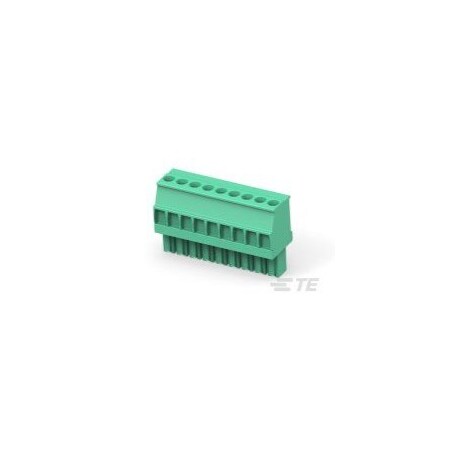 Te Connectivity Str Plug  3.5mm  Green  RH  9 1986370-9